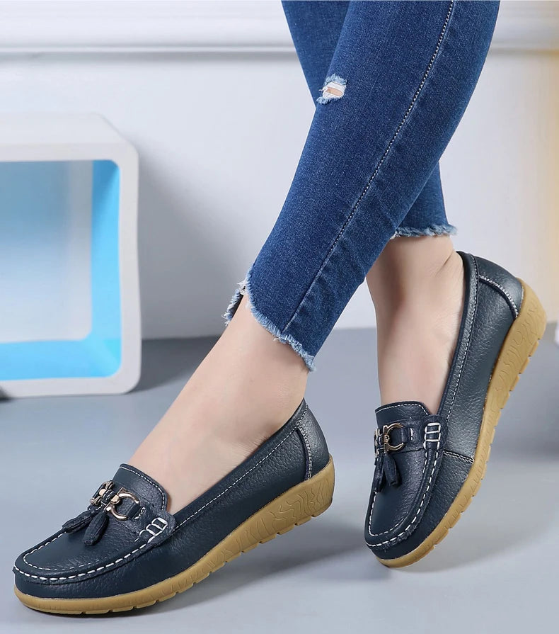 Mocassins décontractés à enfiler pour femmes