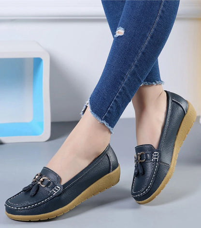 Mocassins décontractés à enfiler pour femmes