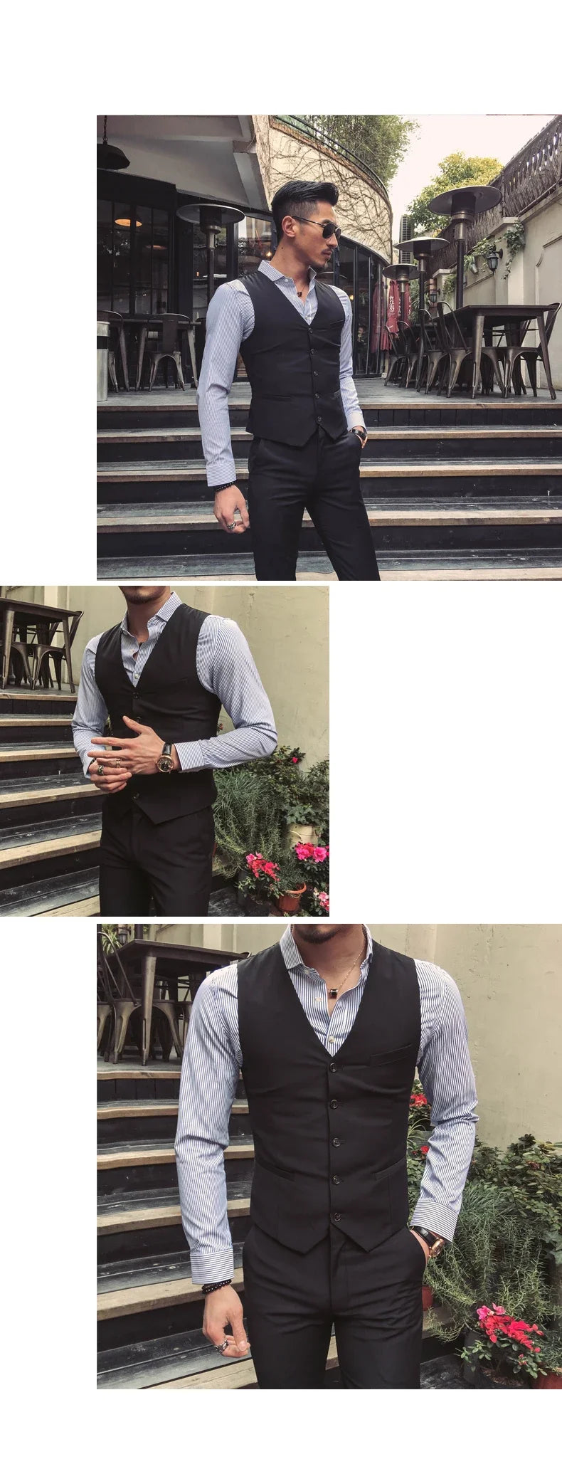 Men's Slim Fit One Button Suit Jacket