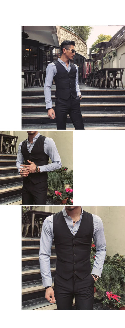 Men's Slim Fit One Button Suit Jacket