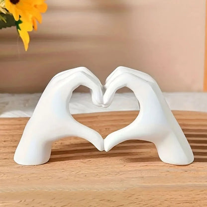 Love Gesture Statues Sculptures Desktop Ornament - Figurines Art Crafts Office Home Decoration