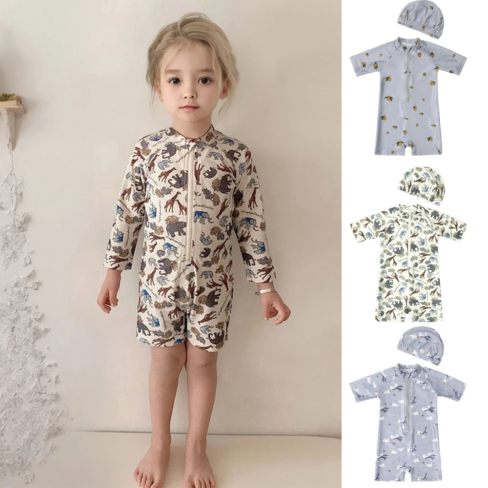 Cartoon Sommer Kurzarm Set für Kinder
