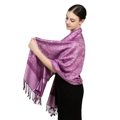 Poncho de voyage de luxe en cachemire – Enveloppements d'hiver chauds