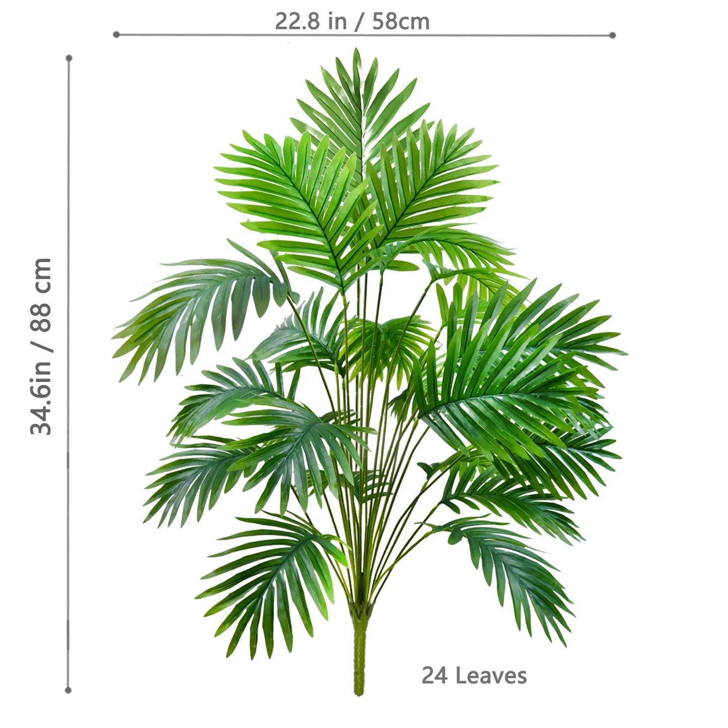 68–125 cm künstliche Palme als Gartendekoration.