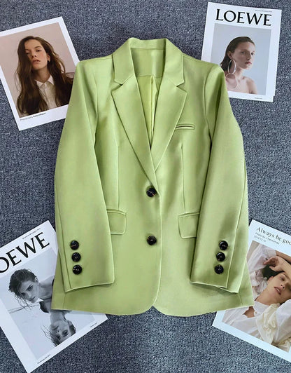Blazer élégant pour femme de bureau printemps-été
