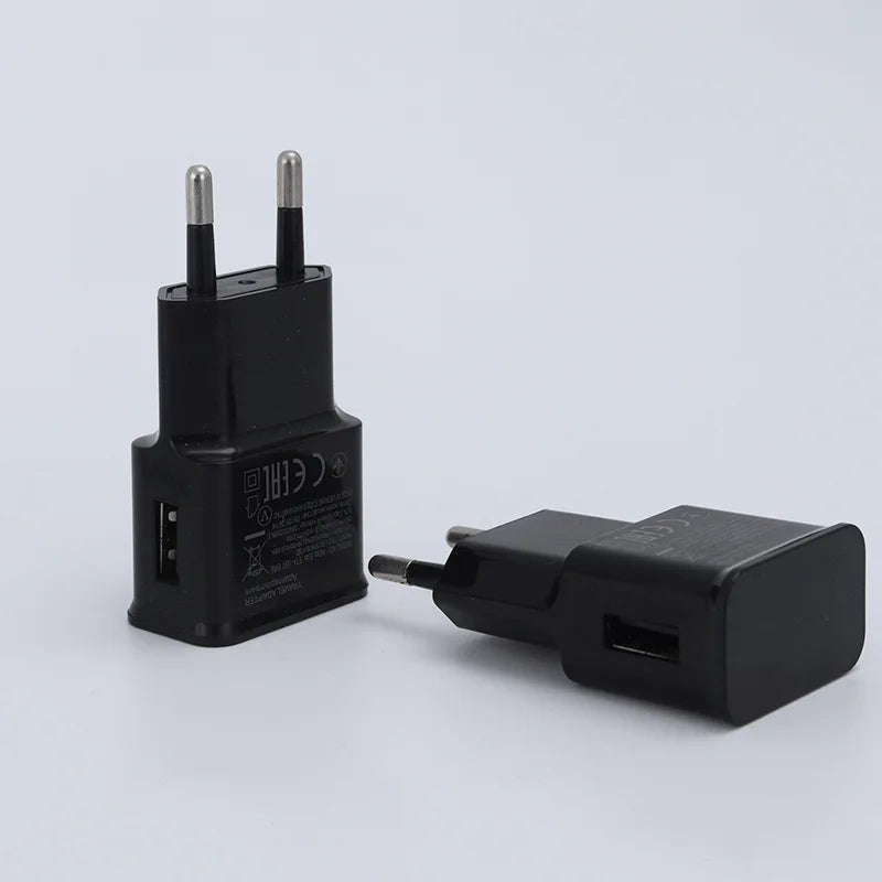 5V Portable Dual USB Power Adapter - Mobile Phone Charger