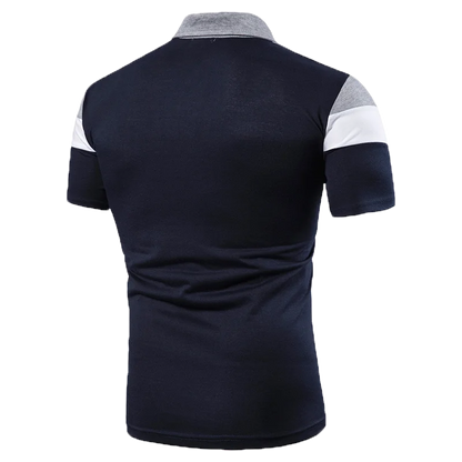 2023 Neues Poloshirt mit Farbblock für Herren für den Handel