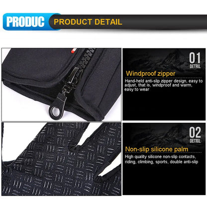 Rutschfeste Touchscreen-Winterhandschuhe – Wasserdicht