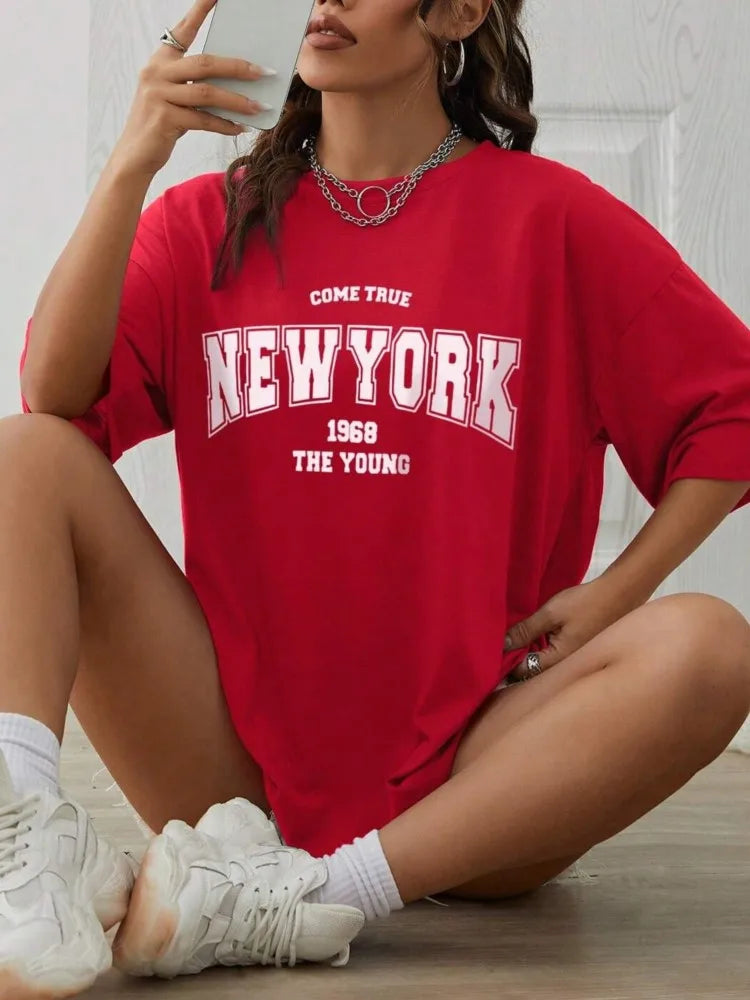 T-shirt oversize New York Is Young