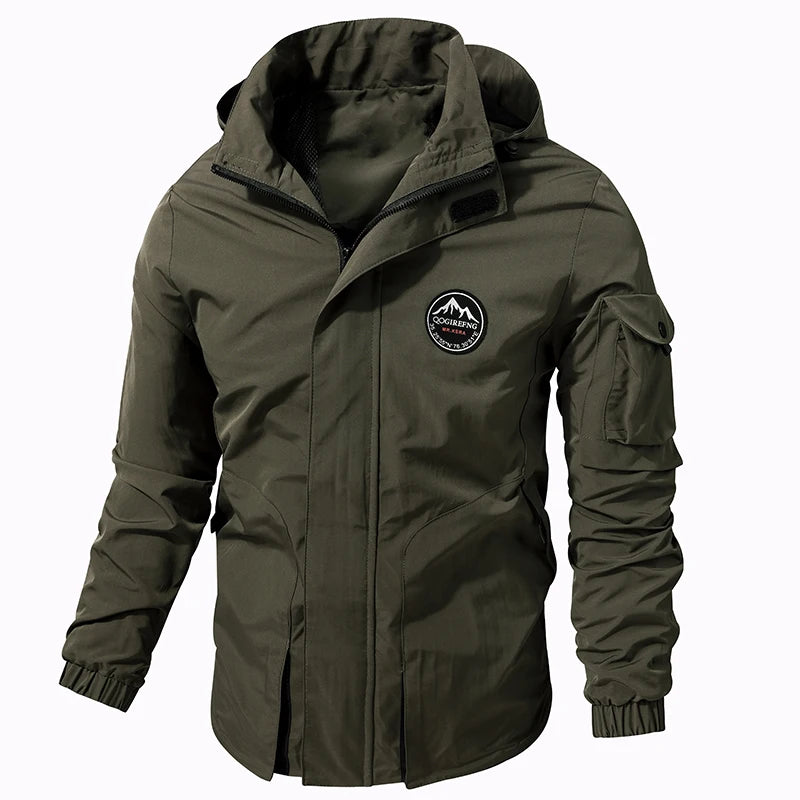 Men's Waterproof Hooded Outdoor Jacket