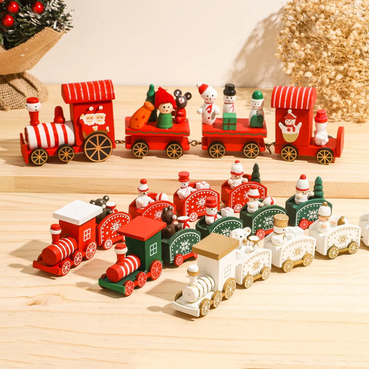 Festive Christmas Train Decor Home Ornaments & Xmas  Gifts