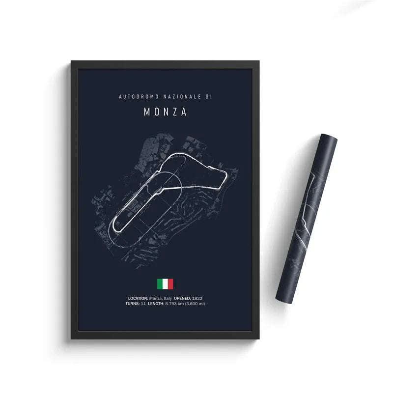 Monaco F1 Canvas Wall Art Nordic Aesthetic