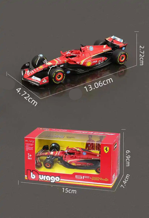 Modèle réduit de voiture de course Red Bull RB20 moulé sous pression