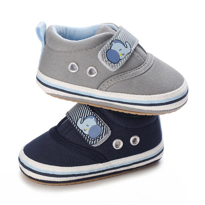 Baby-Jungen Anti-Rutsch-Laufschuhe aus Canvas