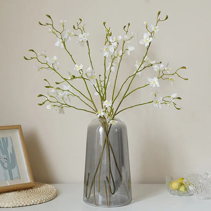 6Pcs 3-Fork Hyacinth Artificial Silk Flowers