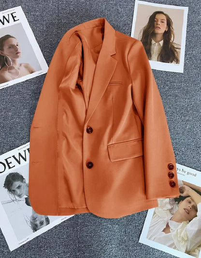 Blazer élégant pour femme de bureau printemps-été