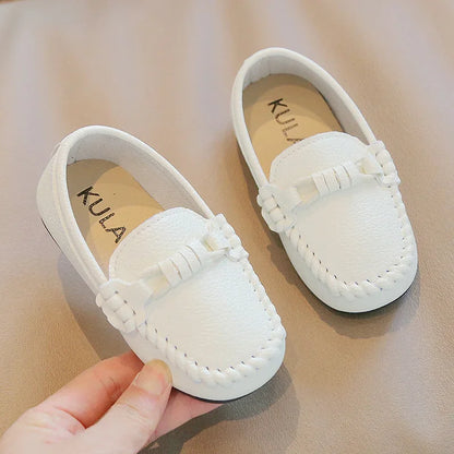 Kids Leather Casual Flats Loafers Sneakers Shoes