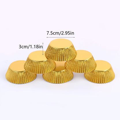 Handicraft Gold Wedding Cake Cups