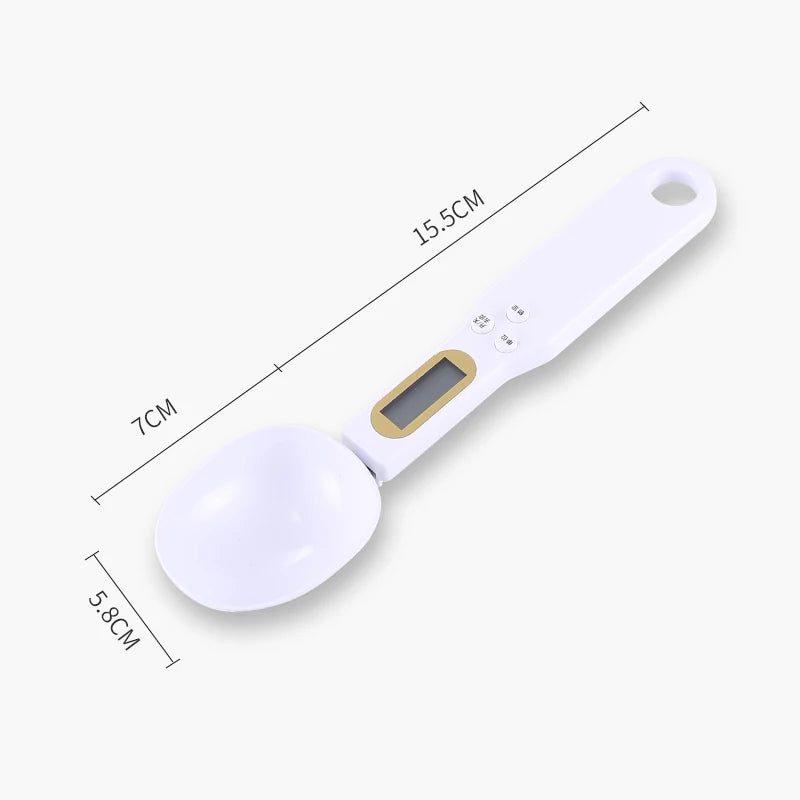 Digitale LCD-Küchenwaage – Messlöffel