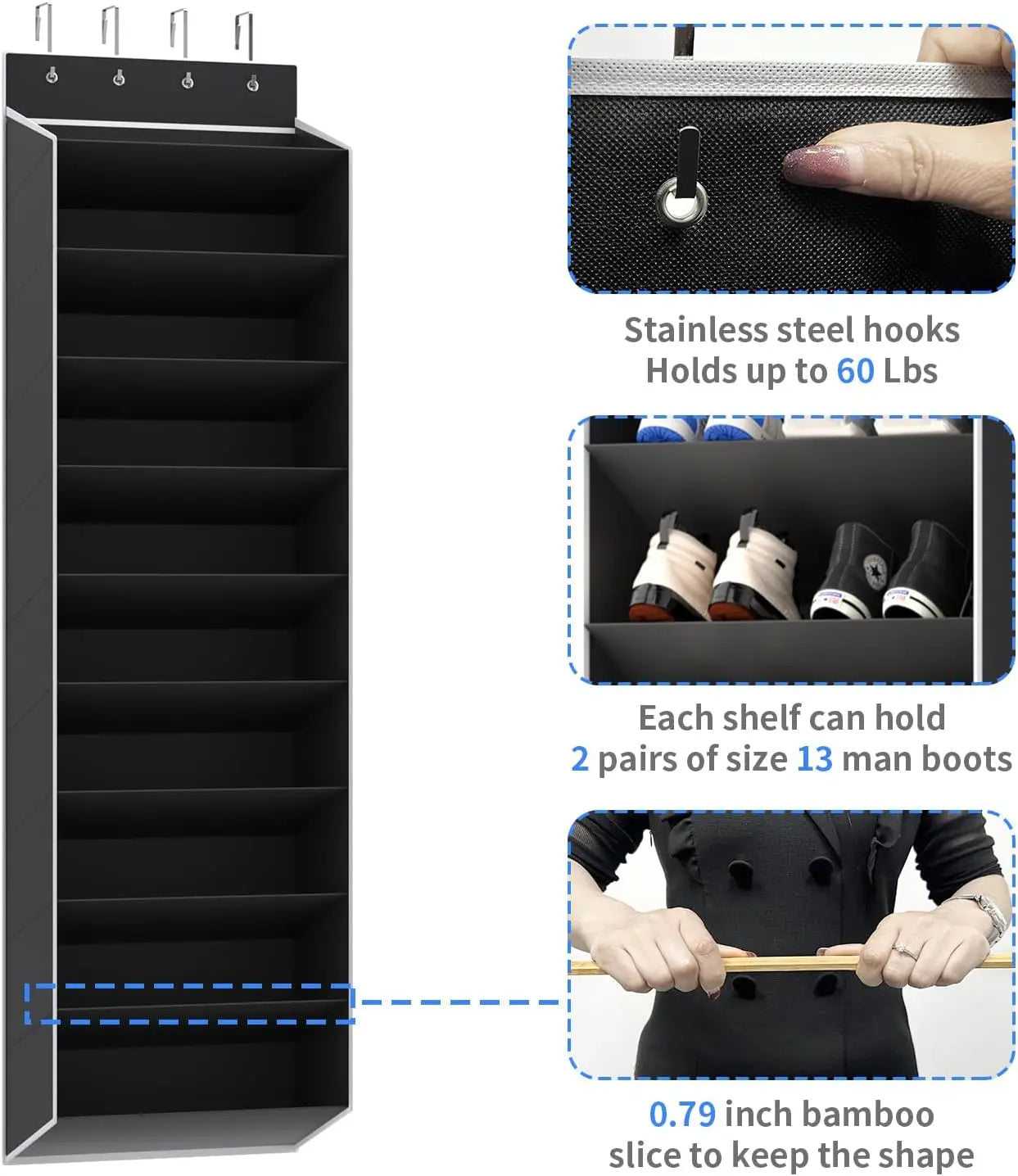 Armoire anti-poussière pour chaussures minimaliste