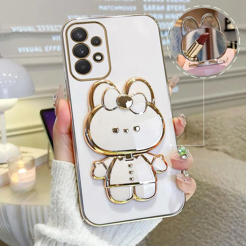 Mirror Plating Phone Holder Case