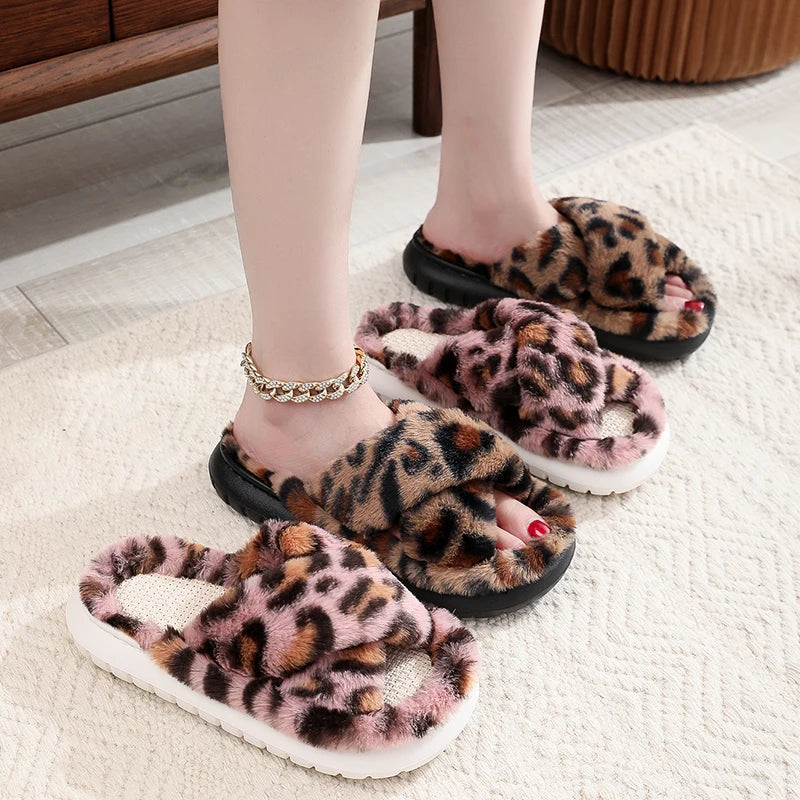 Autumn Winter Women’s Linen Soled Slippers