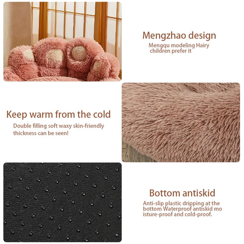 Soft Fluffy Kennel Bed for Dogs