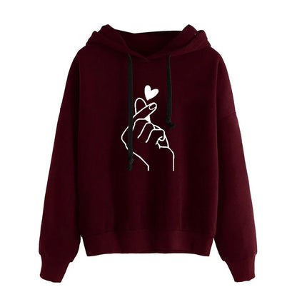 Autumn Fleece Hoodie Korean Fashion Sweatshirt