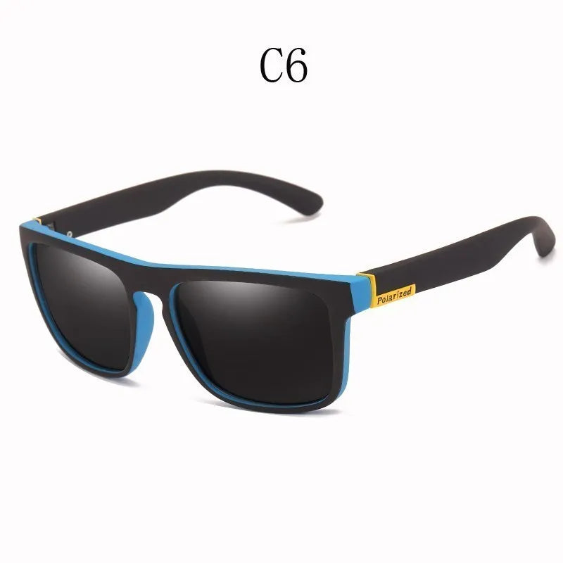 Unisex Square Polaroid Sunglasses Vintage Retro Style for Women Men