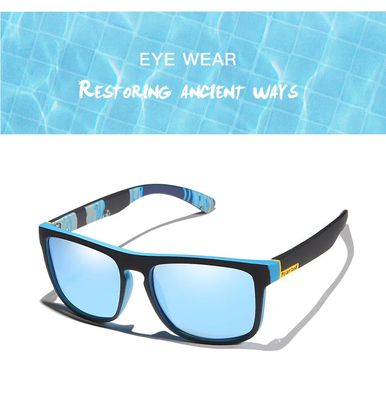Ultra-Light Rectangular Polarized Photochromic Sunglasses