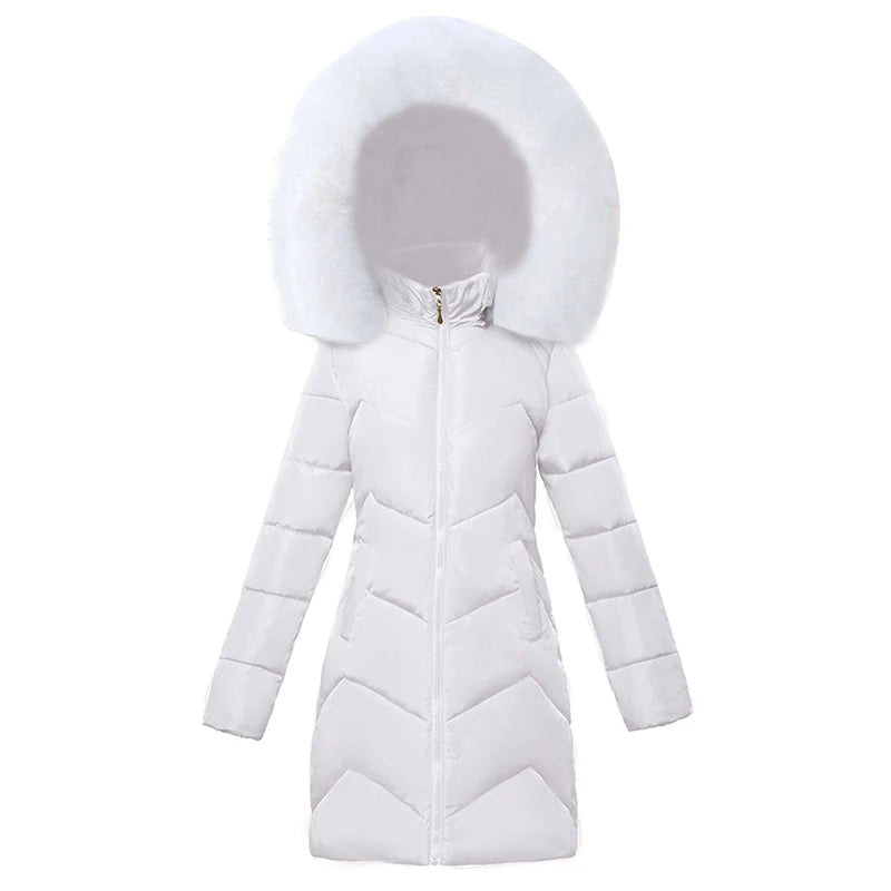 Stylischer Damen-Winterparka, warme, dicke und trendige Jacken