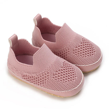 Newborn Baby Boys Leather Non-Slip Soft-Sole Infant Shoes
