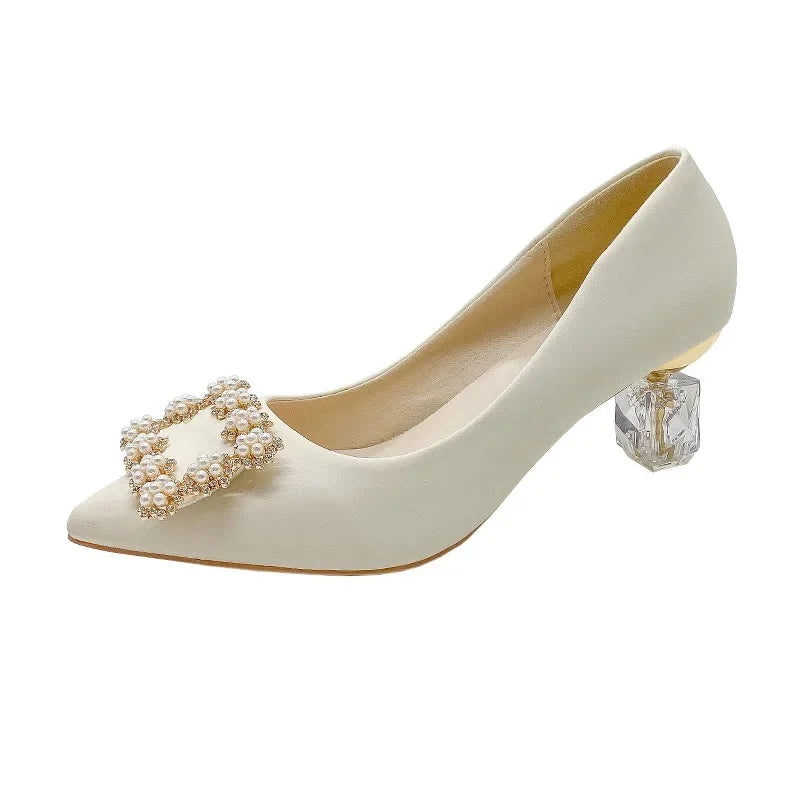 Women's Thin High Heeled Wedding Shoes