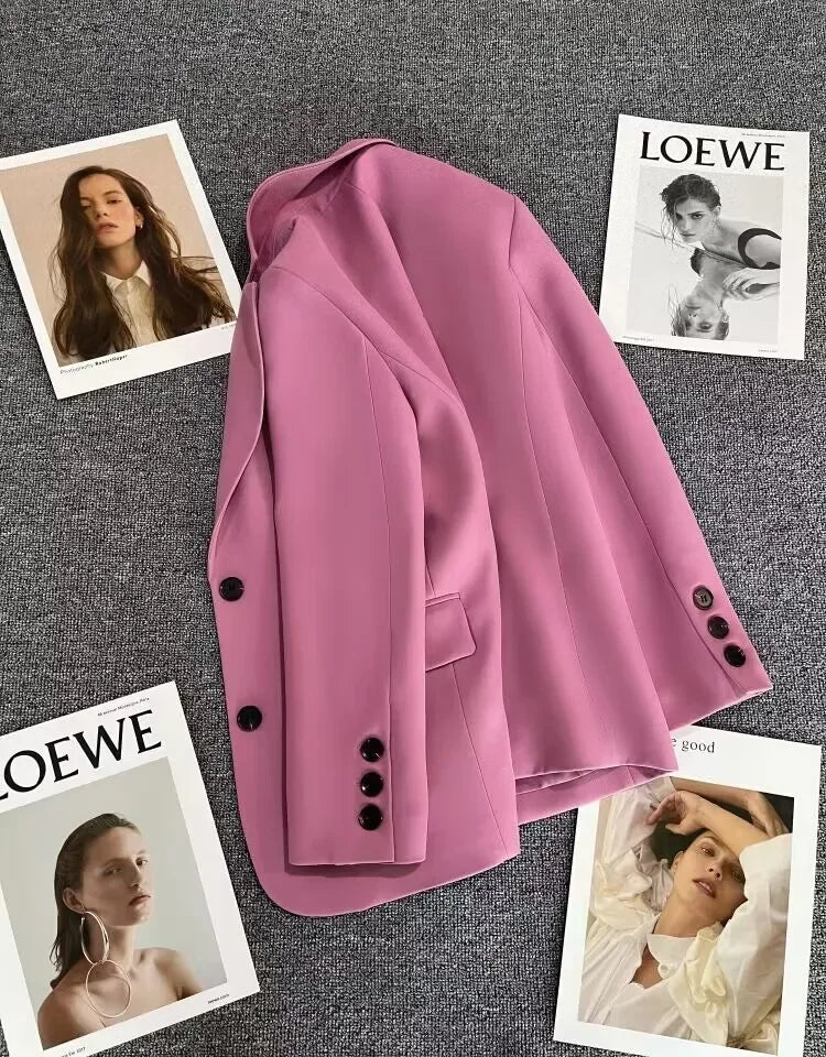 Blazer élégant pour femme de bureau printemps-été