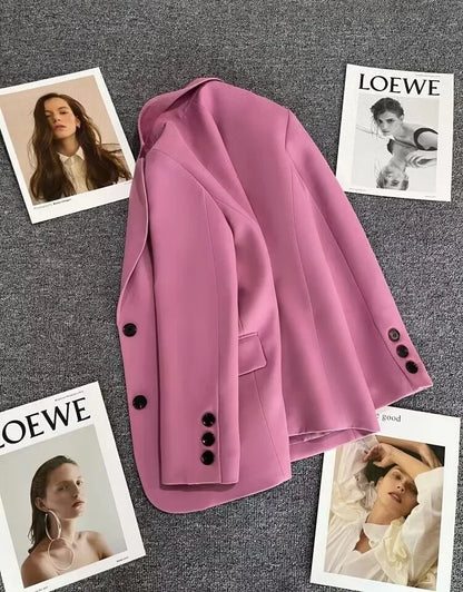 Blazer élégant pour femme de bureau printemps-été