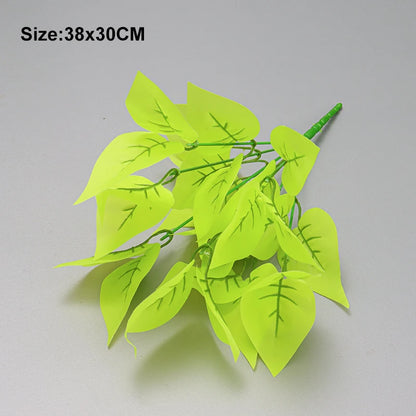 Artificial Palm Leaves Wall Decor Garden Decoration