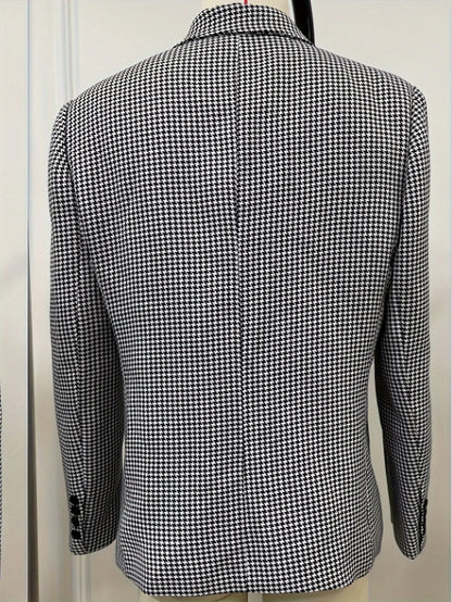 Kilobird Pattern Blazer-Elegant for Any Occasion