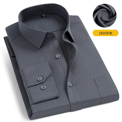 Plus Size Men's Business Casual Shirts