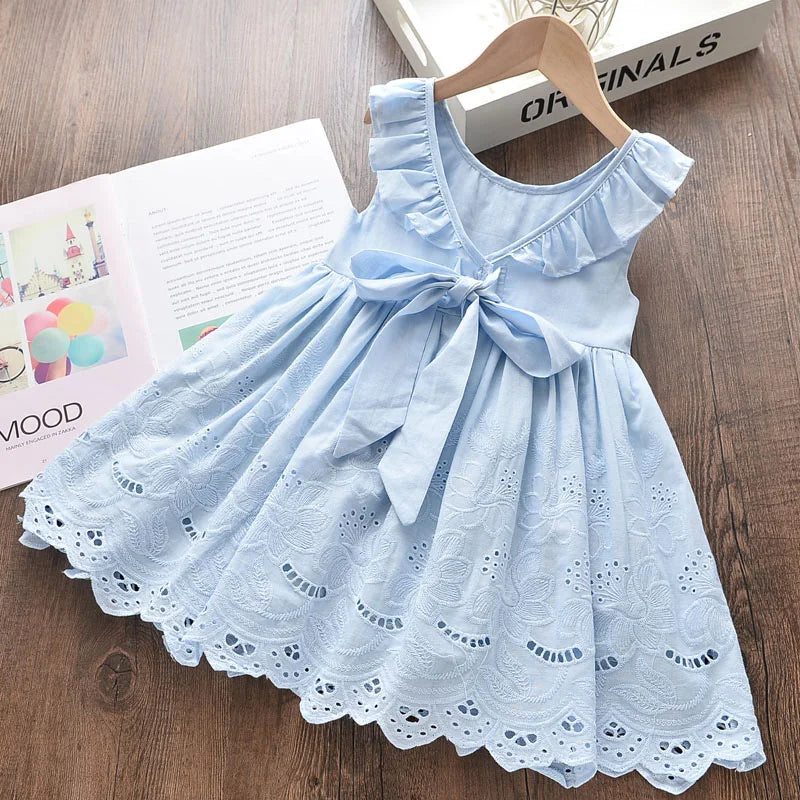 Geblümtes Prinzessin-Sommerkleid