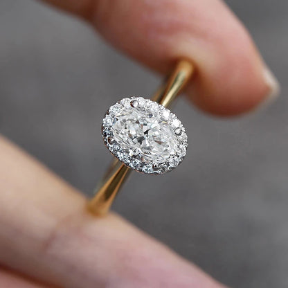 Huitan Trendy Damen Luxus Hochzeitsringe