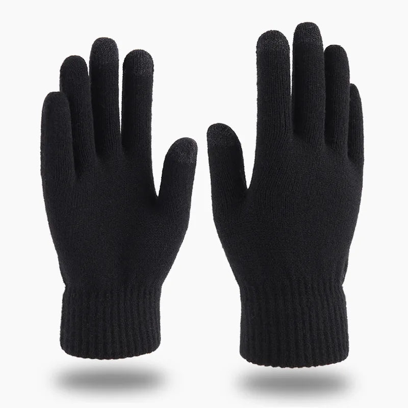 Men's Winter Knitted Touchscreen Gloves