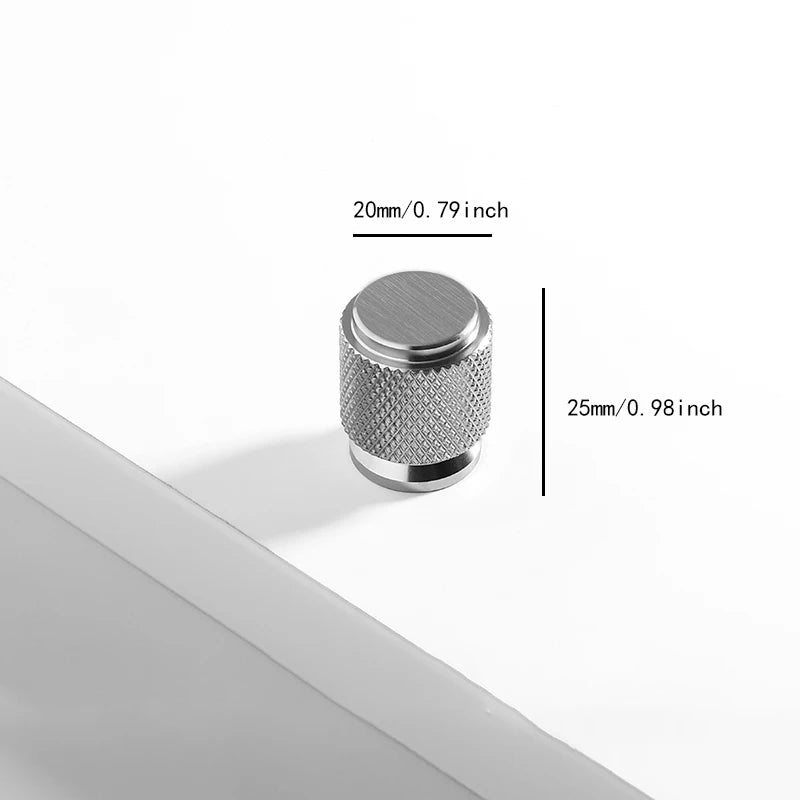 Minimalist Single Hole Round Cabinet Knobs