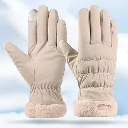 Gants imperméables coupe-vent à la mode d'hiver