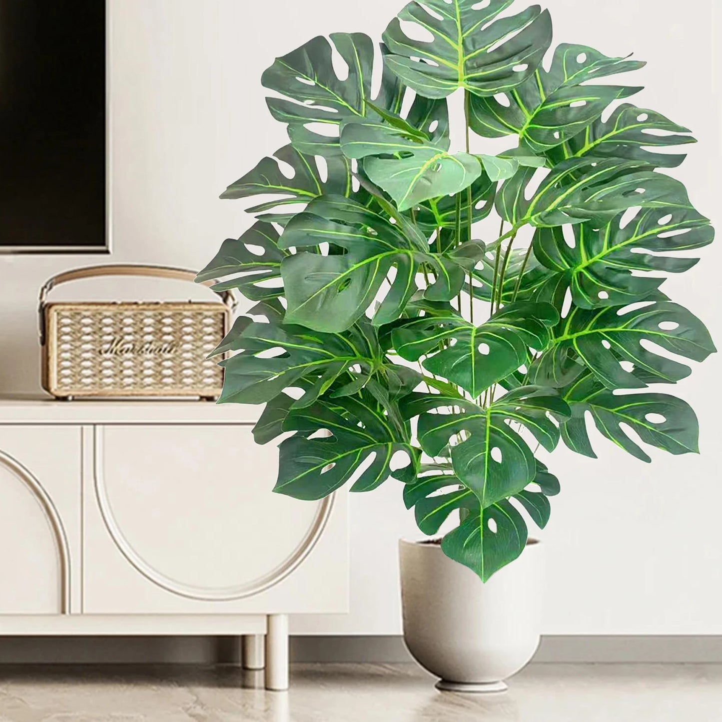 110 cm künstliche Monstera-Palme, Heimdekoration