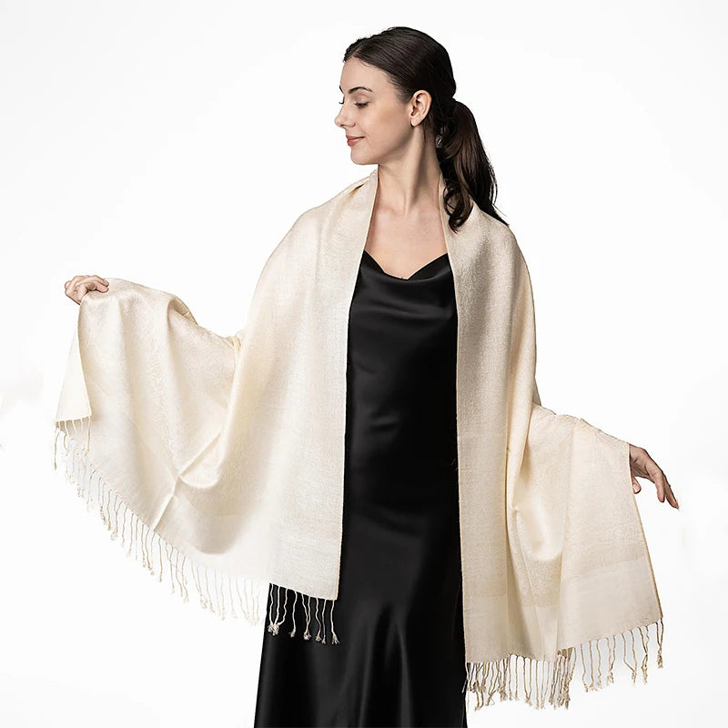Poncho de voyage de luxe en cachemire – Enveloppements d'hiver chauds