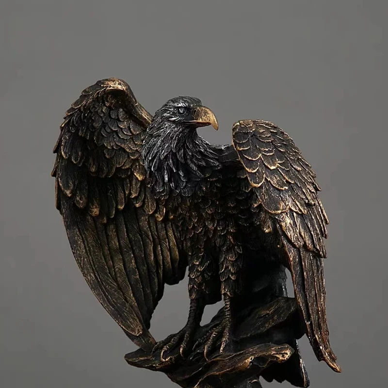 Retro Eagle Statue - Office Desk Decor