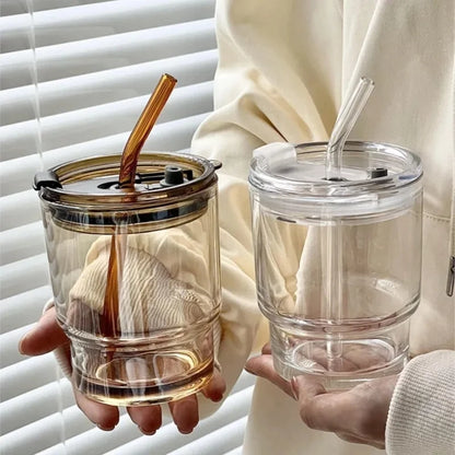 Ensemble de tasses en verre sans plomb de 450 ml