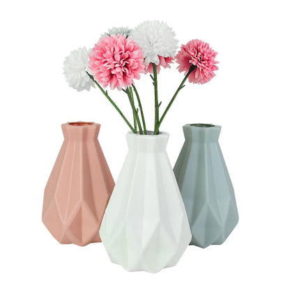 Vase à fleurs en plastique moderne Décoration de maison nordique