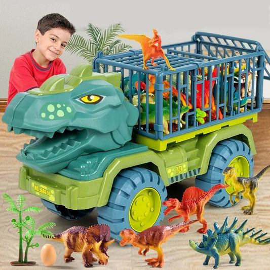 Dinosaurs Transport Carrier Truck - Jurassic Park Dinosaur Toys