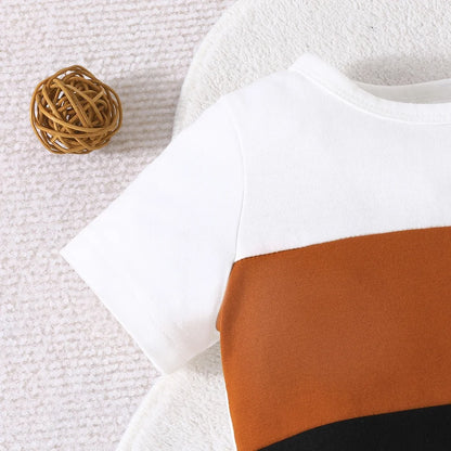 Baby Boy KING Stripe T-Shirt and Shorts Set